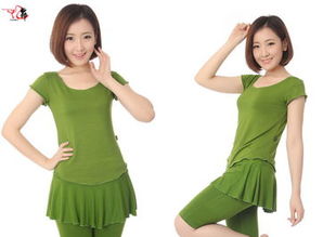 輕舞飛揚 2014新款夏季女性拉丁舞健身服套裝穿搭指南